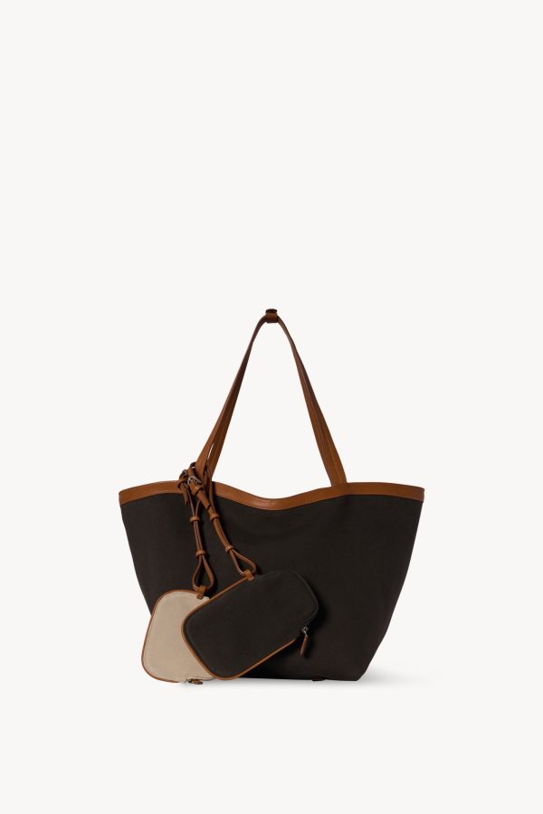 Park Tote Three Canvas Bag in Cotton and Leather - Image 4